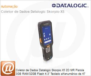 DataLogic 943500055 Coletor De Dados Datalogic Skorpio X5 2D MR