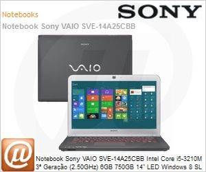 Sony SVE 14A25CBB Notebook Sony VAIO SVE 14A25CBB Intel Core I5