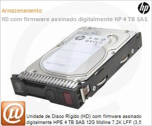 Hp B Unidade De Disco R Gido Hd Tb Hpe Sas K Lff Sc