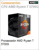 Processador AMD Ryzen 7 5700G  (Figura somente ilustrativa, no representa o produto real)