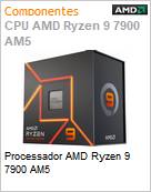 Processador AMD Ryzen 9 7900 AM5  (Figura somente ilustrativa, no representa o produto real)