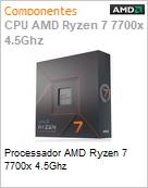 Processador AMD Ryzen 7 7700x 4.5Ghz  (Figura somente ilustrativa, no representa o produto real)