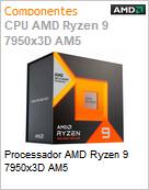 Processador AMD Ryzen 9 7950x3D AM5  (Figura somente ilustrativa, no representa o produto real)