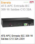 ATS APC Entrada IEC 309 16 Sadas C13 32A 230V  (Figura somente ilustrativa, no representa o produto real)