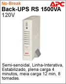 BR1500 - No-Break APC Back-UPS BR1500 1500VA 120V RS