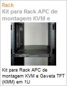 APC Kit De Montagem KVM Gaveta TFT FT APC KVM 2G LCD (Figura somente ilustrativa, no representa o produto real)