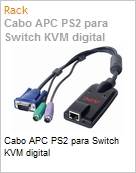 APC Cabo Ps2 P Kvm Switch Digital L (Figura somente ilustrativa, no representa o produto real)
