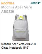Mochila Acer Vero ABG230 Cinza Notebook 15.6 (Figura somente ilustrativa, no representa o produto real)