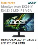 Monitor Acer EK241Y Ebi 23 8 LED IPS VGA HDMI  (Figura somente ilustrativa, no representa o produto real)