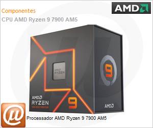 100100000590BOX - Processador AMD Ryzen 9 7900 AM5 