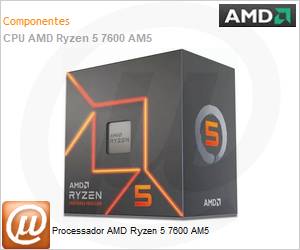 100100001015BOX - Processador AMD Ryzen 5 7600 AM5 