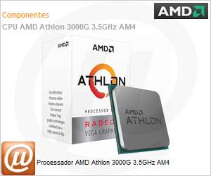 YD3000C6FHSBX - Processador AMD Athlon 3000G 3.5GHz AM4