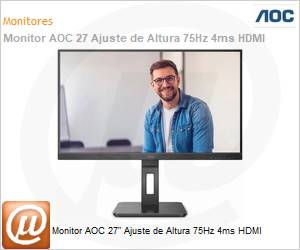 27P2Q - Monitor AOC 27" Ajuste de Altura 75Hz 4ms HDMI