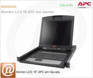 AP5719 - Monitor LCD 19" APC em Gaveta