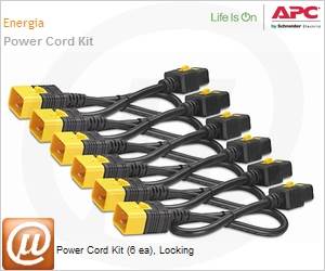 AP8716S - Power Cord Kit (6 ea), Locking