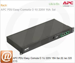 EPDU1016S - APC PDU Easy Comuta O 1U 220V 16A Sai (8) Iec 320 C13 