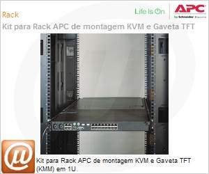 KVM-LCDMOUNT - APC Kit De Montagem KVM Gaveta TFT FT APC KVM 2G LCD