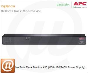 NBRK0451 - NetBotz Rack Monitor 450 (With 120/240V Power Supply)
