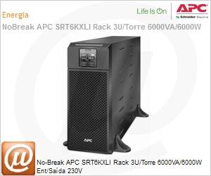 SRT6KXLI - No-Break APC Smart-UPS SRT6KXLI 6000VA/6000W Ent/Sada 230V Rack 3U/Torre Expansvel by Schneider Electric 