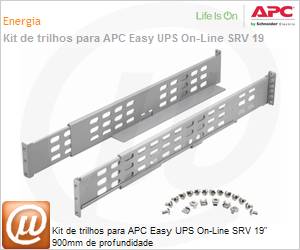 SRVRK2 - Kit de trilhos para APC Easy UPS Online SRV 19" 900mm de profundidade
