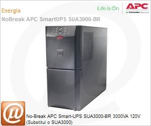 SUA3000-BR - No-Break APC Smart-UPS SUA3000-BR 3000VA 120V (Substitui o SUA3000)