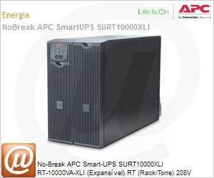 SURT10000XLI - No-Break APC Smart-UPS SURT10000XLI RT-10000VA-XLI (Expansvel) RT (Rack/Torre) 208V