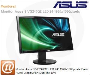 90LMGG001Q022CUL - Monitor Asus S VG248QE LED 24