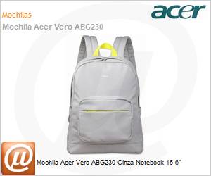 GP.BAG11.02G - Mochila Acer Vero ABG230 Cinza Notebook 15.6"