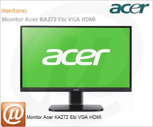 UM.HX2AA.E06 - Monitor Acer KA272 Ebi VGA HDMI