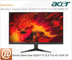 UM.QQ1AA.S03 - Monitor 23,8" LED Acer QG241Y P Gamer Full HD HDMI DP