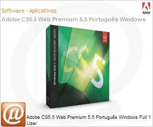 65118848 - Adobe CS5.5 Web Premium 5.5 Portugus Windows Full 1 User