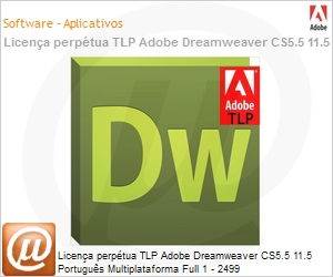 65105362AD01A00 - Licena perptua TLP Adobe Dreamweaver CS5.5 11.5 Portugus Multiplataforma Full 1 - 2499 