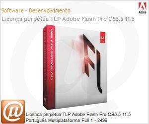 65109223AD01A00 - Licena perptua TLP Adobe Flash Pro CS5.5 11.5 Portugus Multiplataforma Full 1 - 2499 