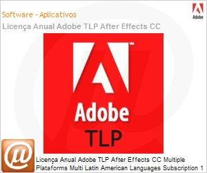 65270750BA01A12 - Licena anual Adobe TLP After Effects CC Multiple Plataforms Multi Latin American Languages Subscription 1 Usurio Level 1 1 - 49 1 ano 