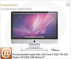 MK462BZ/A - Desktop-PC Apple iMac Intel Core i5 8GB 1TB AMD Radeon R9 M290 2GB Retina 27"