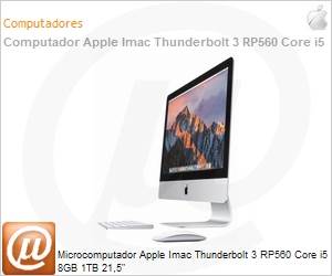 MMQA2BZ/A - Desktop-PC Apple Imac Thunderbolt 3 RP560 Core i5 8GB 1TB 21,5"