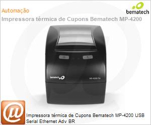 46B4200ADHI1 - Impressora trmica de Cupons Elgin Bematech MP-4200 ADV USB Serial Ethernet 
