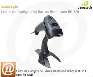 46BR520CKD00 - Leitor de Cdigos de Barras Elgin Bematech BR-520 1D 2D com fio USB