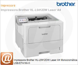 HL-L6412DW - Impressora Brother HL-L6412DW Laser A4 Monocromtica USB/ETH/Wi-Fi 