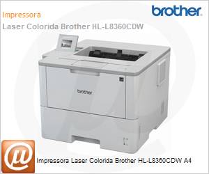 HL-L8360CDW - Impressora Laser Colorida Brother HL-L8360CDW A4 
