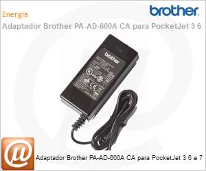 PA-AD-600A - Adaptador Brother PA-AD-600A CA para PocketJet 3 6 e 7