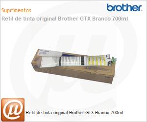 BGCX40W07000022 - Refil de tinta original Brother GTX Branco 700ml 