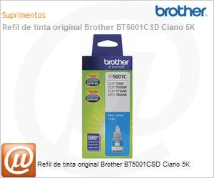 BT5001CSD - Refil de tinta original Brother BT5001CSD Ciano 5K