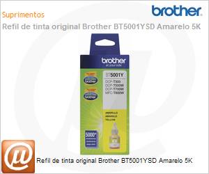 BT5001YSD - Refil de tinta original Brother BT5001YSD Amarelo 5K