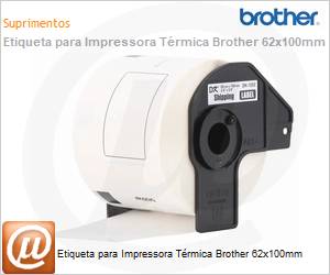 DK1202 - Etiqueta para Impressora Trmica Brother 62x100mm