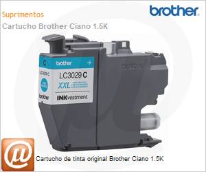 LC3029C - Cartucho de tinta original Brother Ciano 1.5K