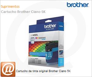 LC406XLCS - Cartucho de tinta original Brother Ciano 5K