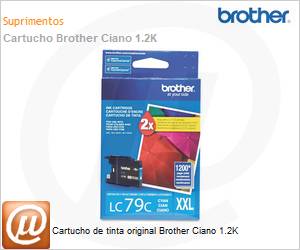LC79C - Cartucho de tinta original Brother Ciano 1.2K