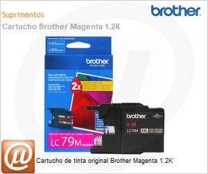 LC79M - Cartucho de tinta original Brother Magenta 1.2K