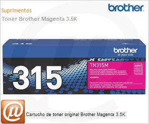 TN315MBR - Cartucho de toner original Brother Magenta 3.5K 